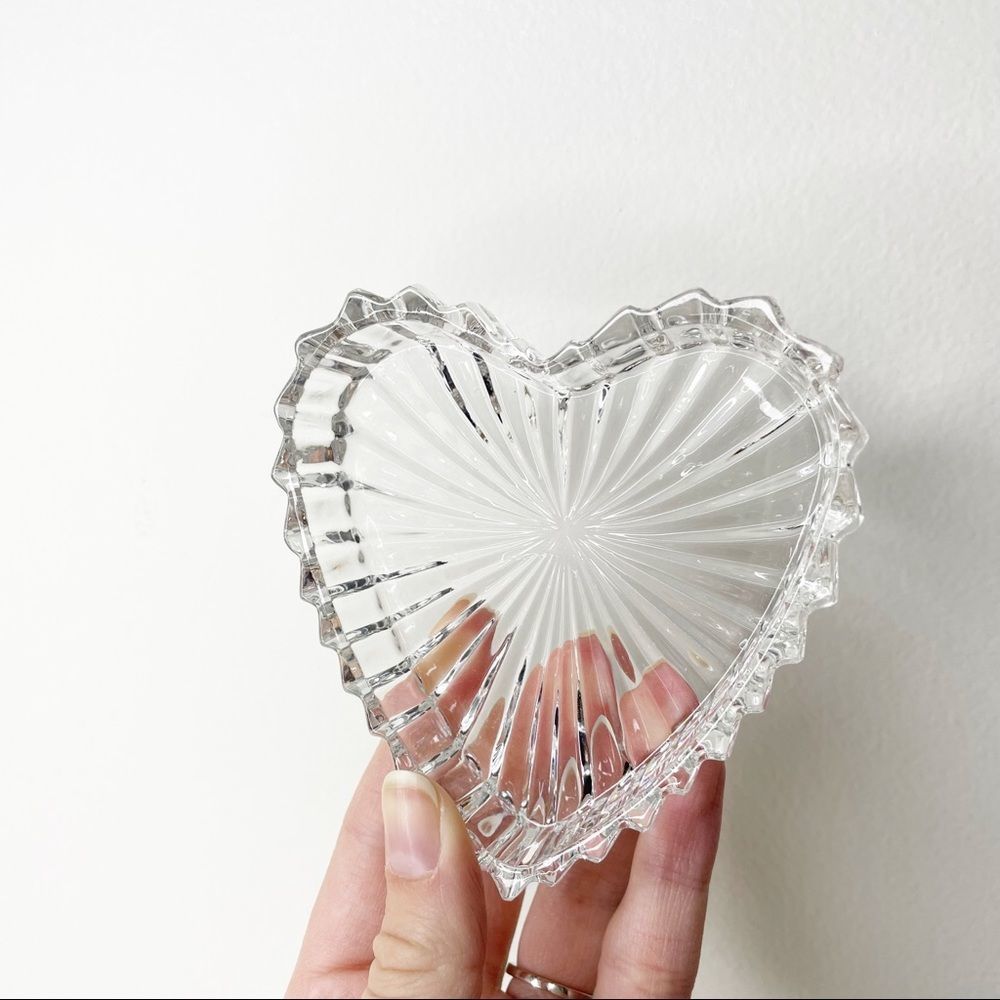 Vintage Heart Trinket Dish